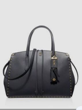 Coach 1941 Cooper Carryall Rivets Midnight Blue/oxblood Interior